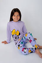 1590-09буз Бузкова піжама для дівчаток футер із начосом Міні тм АВЕКС розмір, фото 3