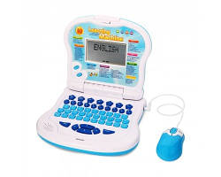 Дитячий ноутбук розвивальний навчальна машина Learning Machine з мишкою Синій