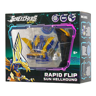Игровой набор "S5 L0.5 Сан Хелхаунд" Screechers Wild! EU686104B запускатель, машинка-трансформер