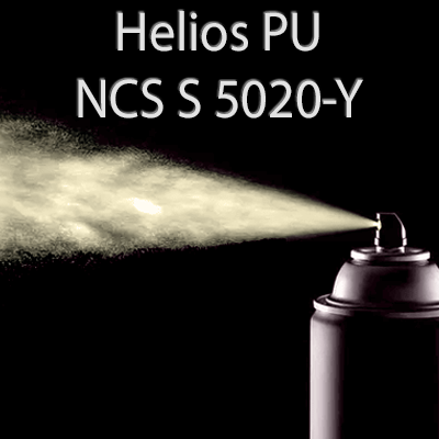 Аэрозольная NCS S 5020-Y шелковисто матовая, 1 компонентная высокоэластичная полиуретановая эмаль HELIOS PU -, фото 1