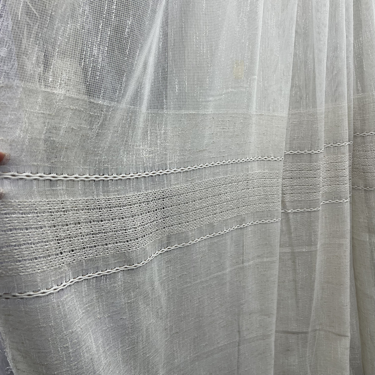 Готовый Турецкий тюль из льна Размер 300x270 Качественная гардина из льна, фото 1