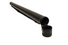 Тубус чохол для більярдного кия без кишені чорний гладкий, фото 7