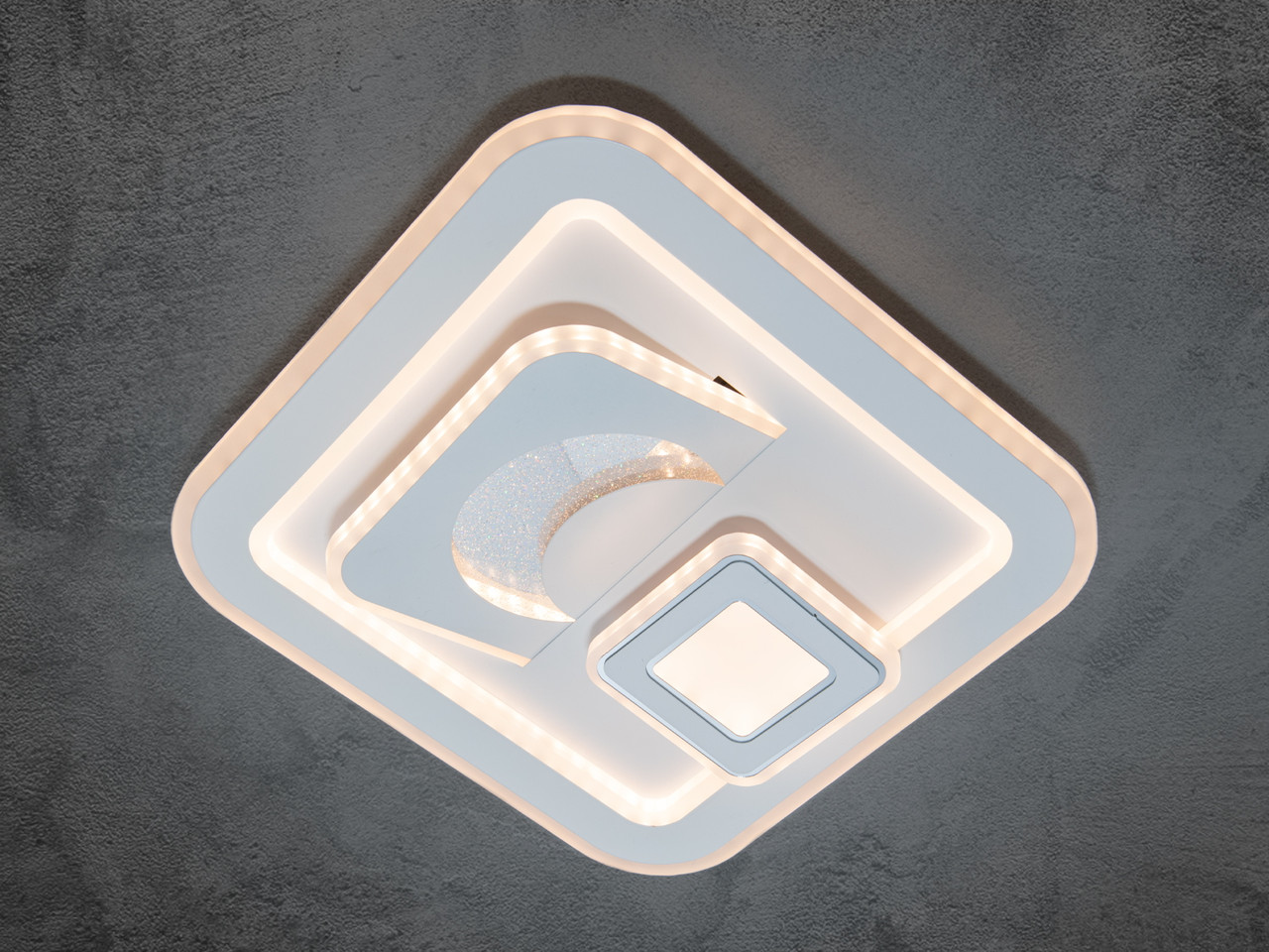 Багатофункціональний LED світильник у спальню, колір білий, 80 W 12176-LS