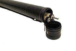 Тубус чохол для більярдного кия без кишені чорний крокодил