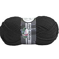 Пряжа Madame Tricote Paris Alpaca Gold № 999 чорний (Мадам Трікоте Париж Альпака Голд)