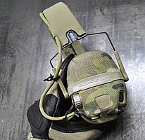 Текстильні камуфляжні наліпки SVETOGOR DEFENCE Multicam для навушників Ops Core AMP