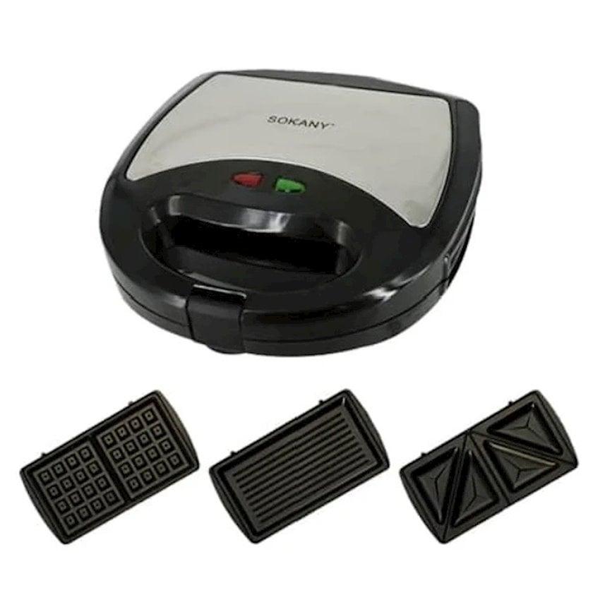Сендвічниця - вафельниця SOKANY KJ-302, фото 1