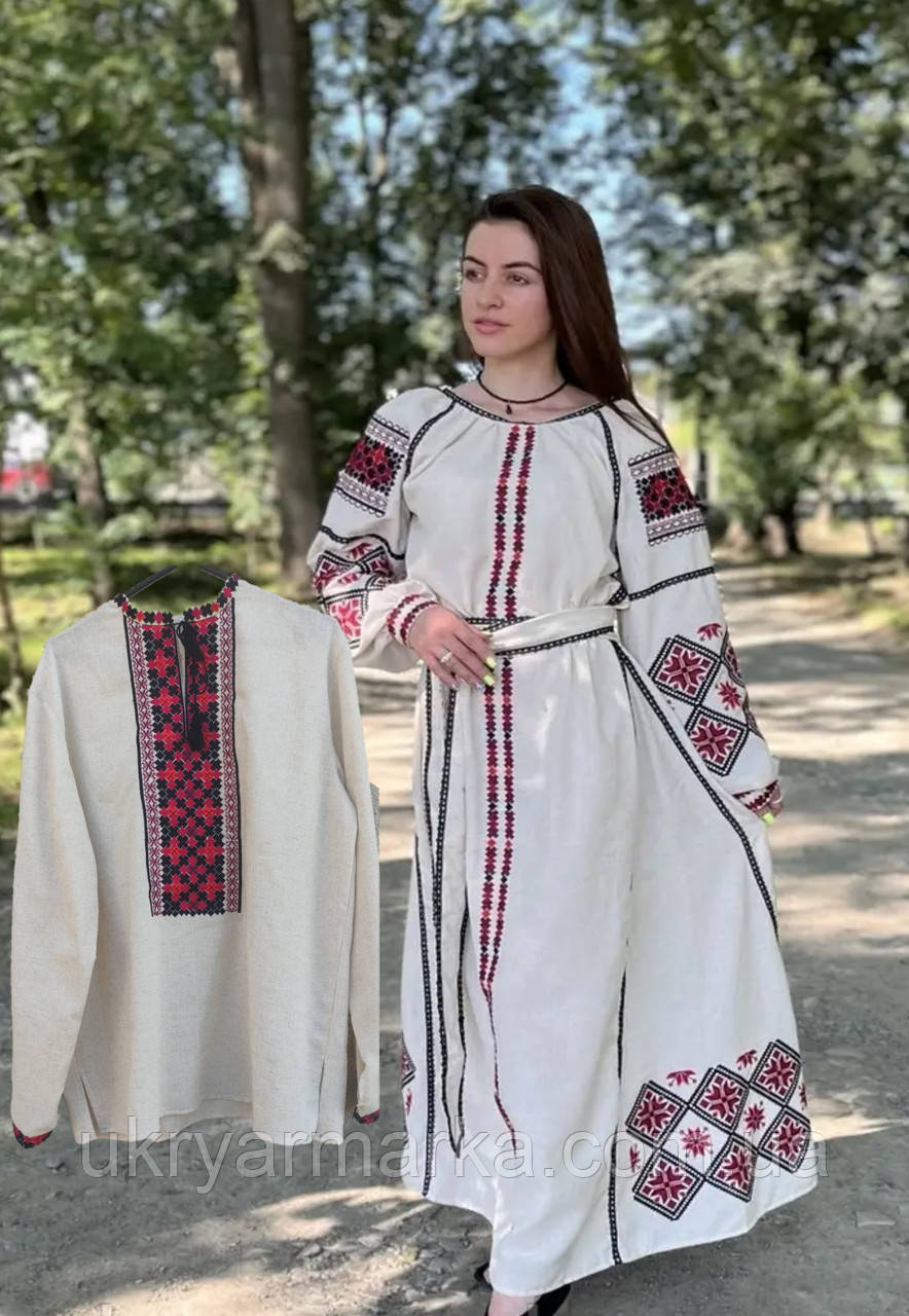 Вишитий комплект для закоханих  "Перше кохання"