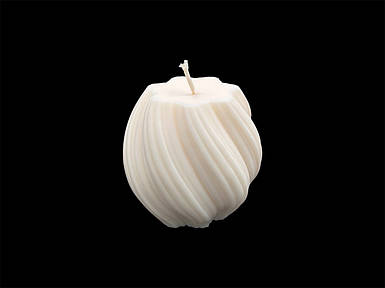 Свічка фігурна Хвиля з натурального соєвого воску 8,3см 307 грам