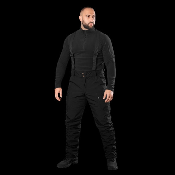 Штани з утеплювачем Camotec Patrol RainWall level7 Чорні РОЗМІР M