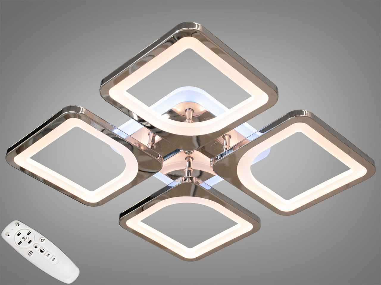 Стельові світлодіодні led люстри S8060/4HR LED 3color dimmer, фото 1