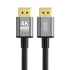 Кабель ХО GB018B-DP DisplayPort to DisplayPort v1.2 5 м Tranish (GB018B-DP.tranish)
