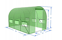 Теплиця садова — парник Holla Garden Польща 6м2 (300х200х200), фото 6