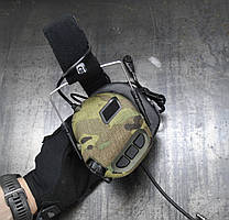 Текстильні камуфляжні наліпки SVETOGOR DEFENCE Multicam для навушників Earmor M31/M32