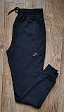 Чоловічі теплі спортивні штани трикотажні тринитка на флісі 52 р, фото 2