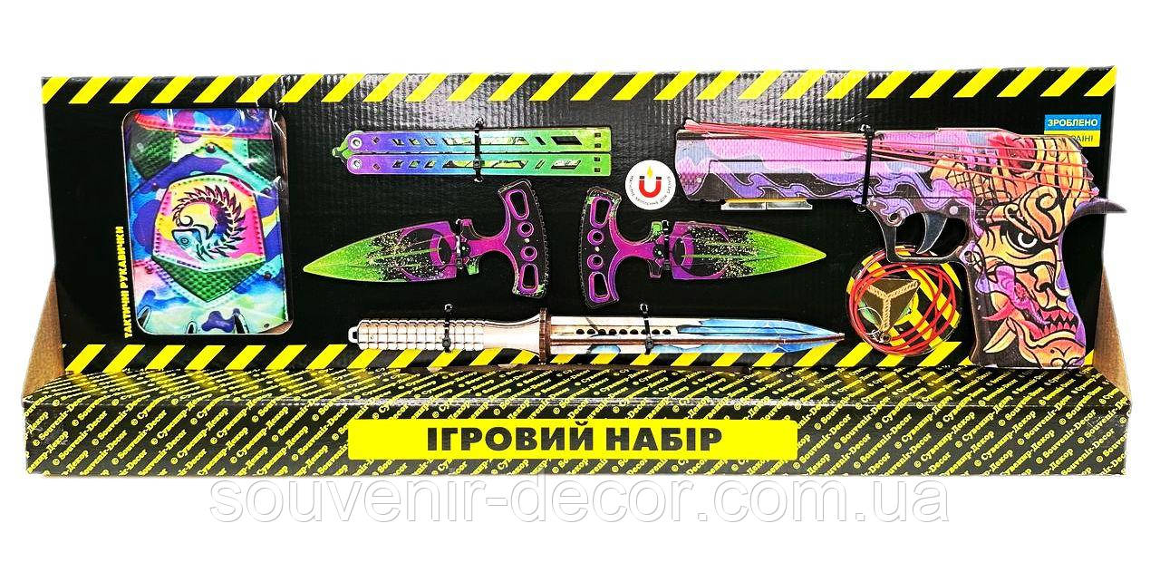 Мега набір дерев'яних іграшок BIG-Бокс "OROCHI" з STANDOFF 2, іграшкова зброя, фото 1