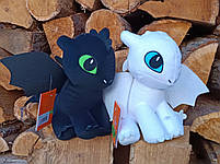 Набір м'яких іграшок Star toys "Як приручити дракона" Беззубик і Денна Фуррія 30 см 00688-1-2, фото 4