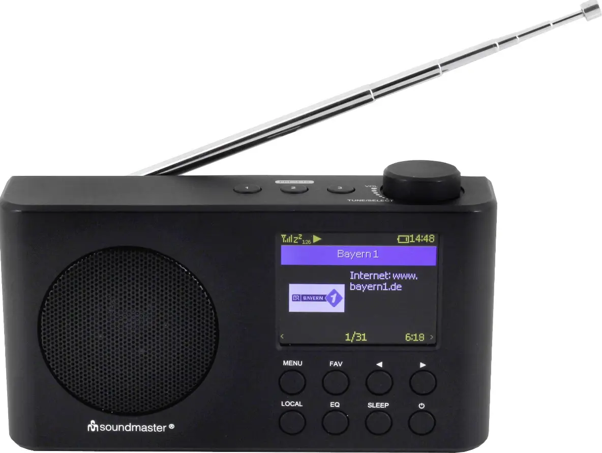 Soundmaster IR6500SW Портативне з АКБ інтернет-радіо, DAB+, FM Bluetooth, USB, Wi-Fi, Німеччина