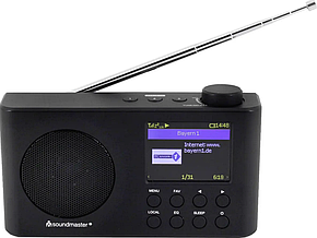 Уцінка Soundmaster IR6500SW Портативне з АКБ інтернет-радіо, DAB+, FM Bluetooth, USB, Wi-Fi, Німеччина, фото 1