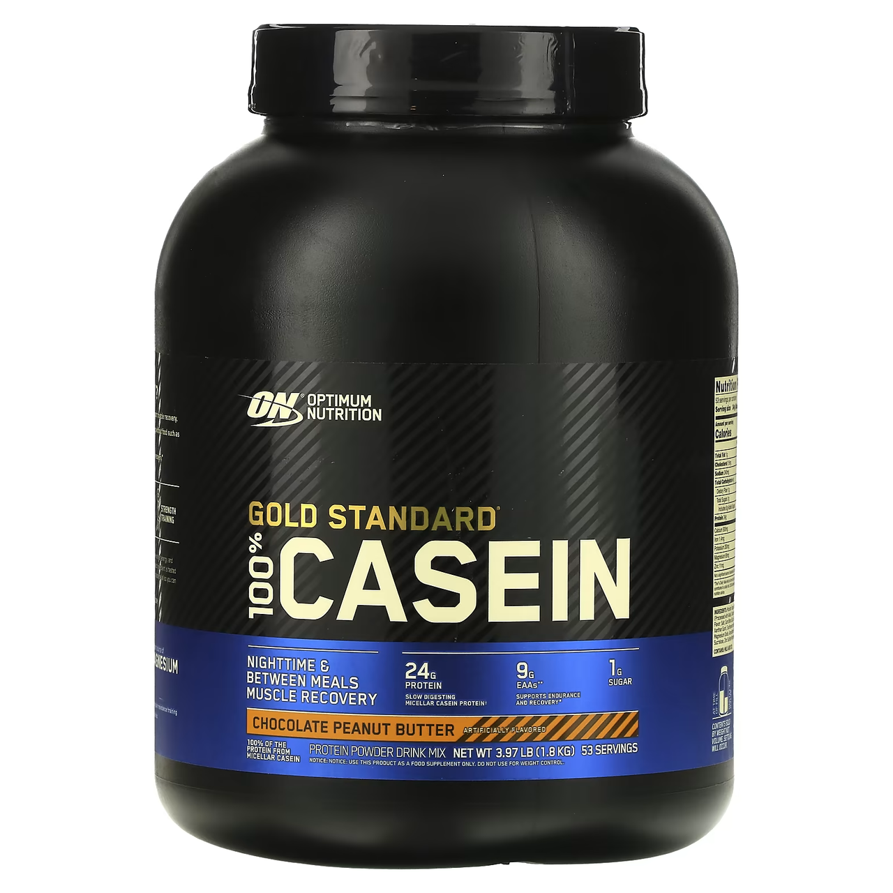 Gold Standard 100% Casein Optimum Nutrition 1816 g Chocolate Peanut Butter