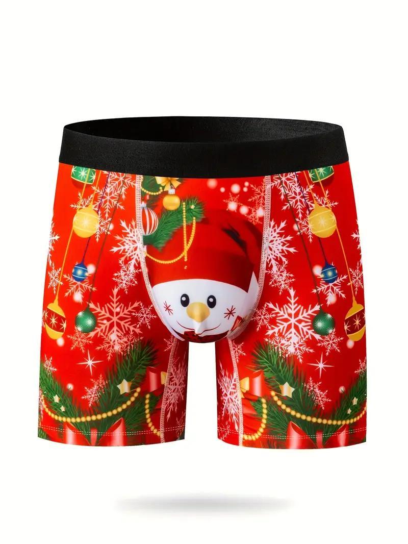 Чоловічі новорічні труси/боксерки XL, фото 1