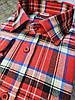 Чоловіча фланелева сорочка в червону клітинку, фото 2