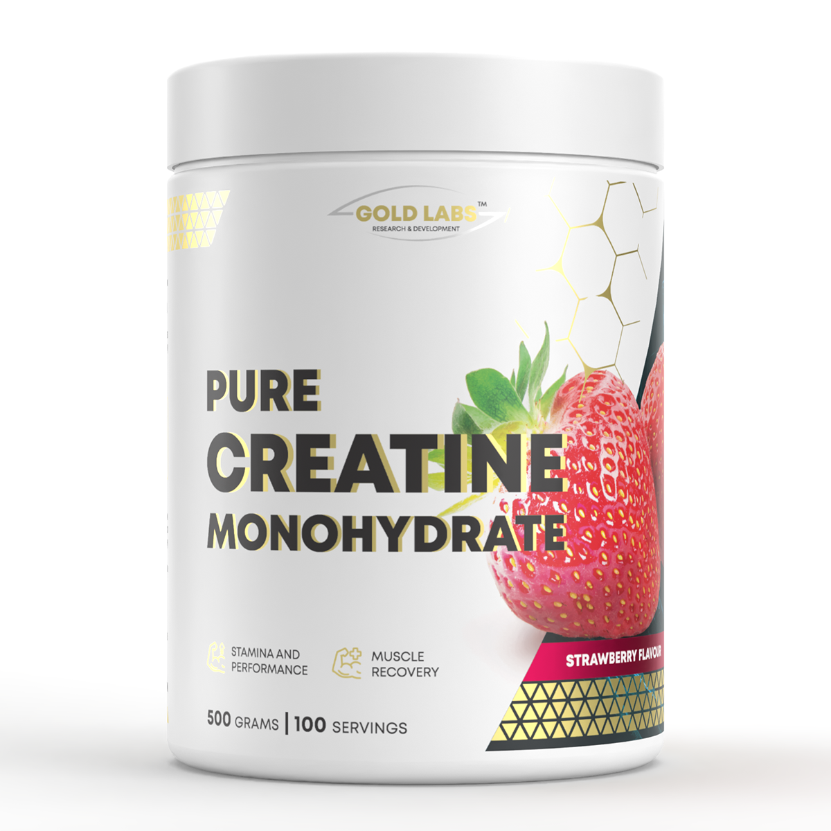 Креатин Gold Labs Pur Creatine Monohydrate 500 g Полуниця