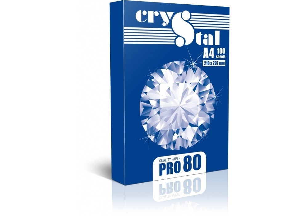 Папір Crystal Pro PRO80 A4 (210x297 mm), 500 листів, 80 г/м2