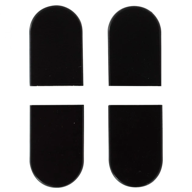 Петля прихована Ковпачки (4 шт.) INVISACTA IN300/305 BLACK - чорний ZAMAK 30363 OTLAV Італія