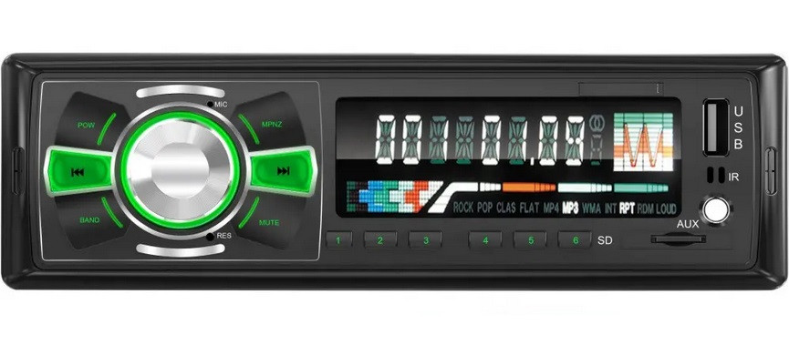 Автомагнітола 1287 ISO — MP3+FM+USB+microSD-карта