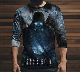 Лонгслив з 3D принтом STALKER Сталкер ВСІ Розміри