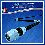 Муфта редукційна компресійна з'єднання для поліетиленових труб Ø 50х32 PN16 PP-B УФ захист Unidelta 1002, фото 5