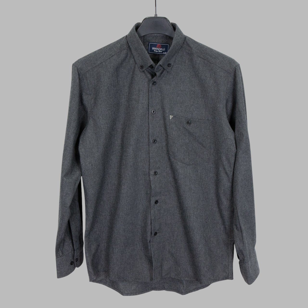 Сорочка чоловіча, прямого покрою, з довгим рукавом, Birindelli FLANEL 01-7092 100% бавовна (ФЛАНЕЛЬ) L(Р)