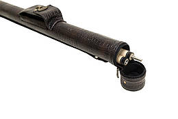 Тубус чохол для більярдного кия з кишенею на замку шоколадний крокодил