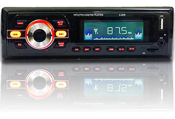 Автомагнітола 1289 ISO — MP3+FM+USB+microSD-карта