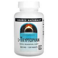 L-Tryptophan 500 mg Source Naturals, 120 таблеток