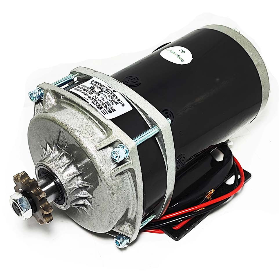 Електро двигун постійного струму 36V 750W редукторний 500 rpm, фото 1