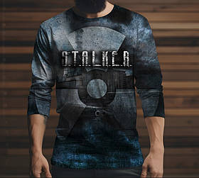 Лонгслив з 3D принтом STALKER Сталкер 001 ВСІ Розміри