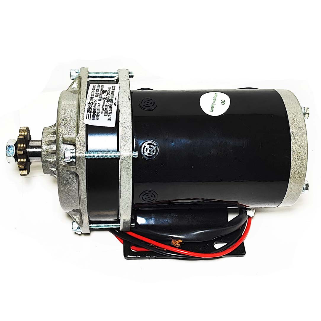 Мотор постійного струму 36 вольтів 750 ватів редукторний 500 rpm