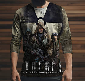 Лонгслив з 3D принтом STALKER Сталкер 003 ВСІ Розміри