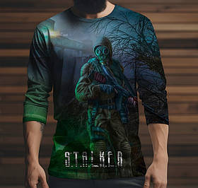 Лонгслив з 3D принтом STALKER Сталкер 005 ВСІ Розміри