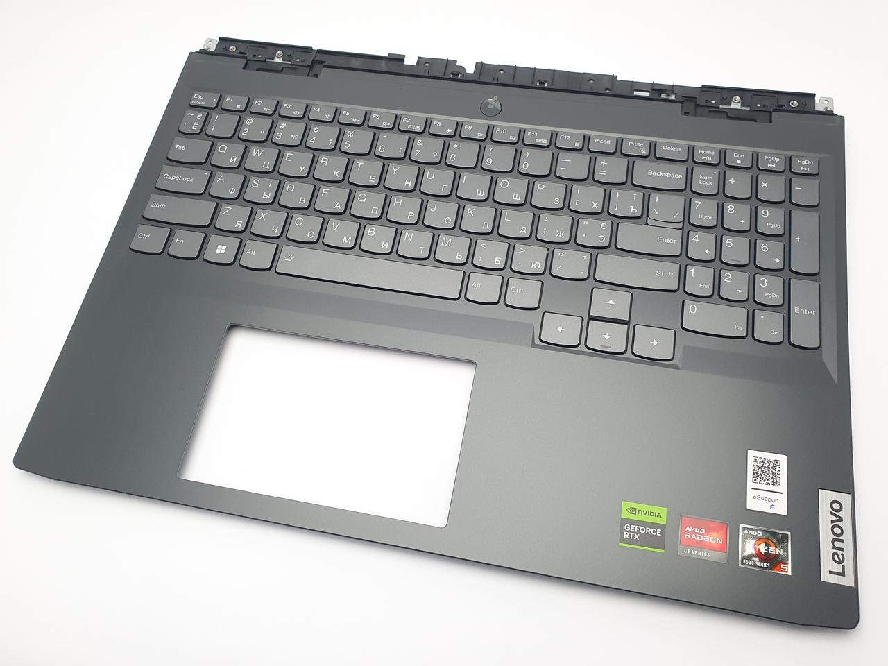 Верхній корпус, кнопки Lenovo IdeaPad Gaming 3 16ARH7 з розбирання (неробоча клавіатура), фото 1