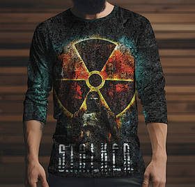 Лонгслив з 3D принтом STALKER Сталкер 013 ВСІ Розміри