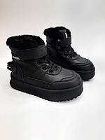 Зимние ботинки для девочки Tom M 11241 A black черные р.28 (последние!)