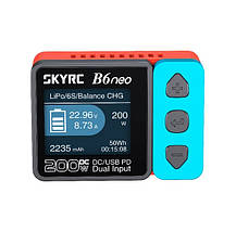 Зарядний пристрій SkyRC B6 Neo (SK-100198), 1 канал/6S, LiPo/LiHV/LiFe/Lion/NiMh/Pb, TN 1.77", Box (без блока живлення), фото 3