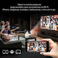 Смарт проектор-ігрова приставка з 2 джойстиками P30 МАХ WHITE Ігровий проектор-консоль для відеоігор, фото 7