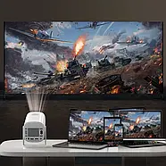 Смарт проектор-ігрова приставка з 2 джойстиками P30 МАХ WHITE Ігровий проектор-консоль для відеоігор, фото 8