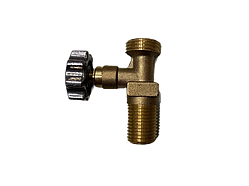 Вентиль для газового балона туристичного (Різьба - ліва W21,8 мм)