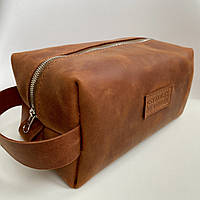 Несесер для подорожей, дорожня сумка, косметичка чоловіча, жіноча Коричневий