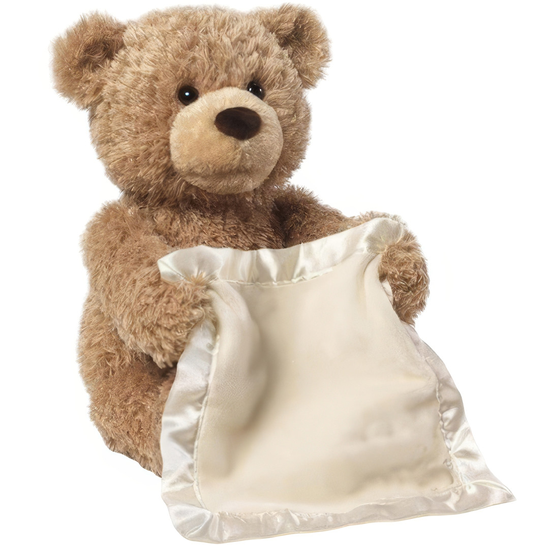 Дитяча музична м'яка іграшка у вигляді Милого Ведмедика Peekaboo Bear 30 см Інтерактивна м'яка іграшка
